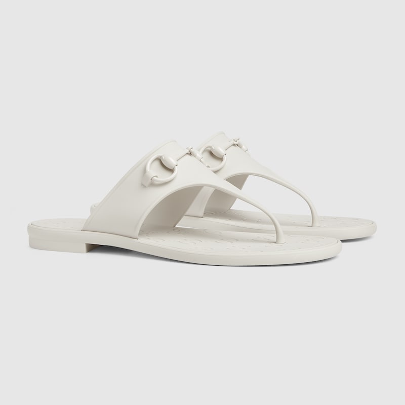 Women’s thong sandal with Horsebit - Image 1